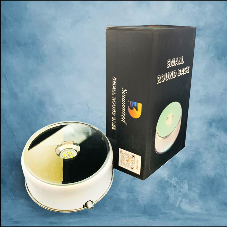 Small Round LED Light Base